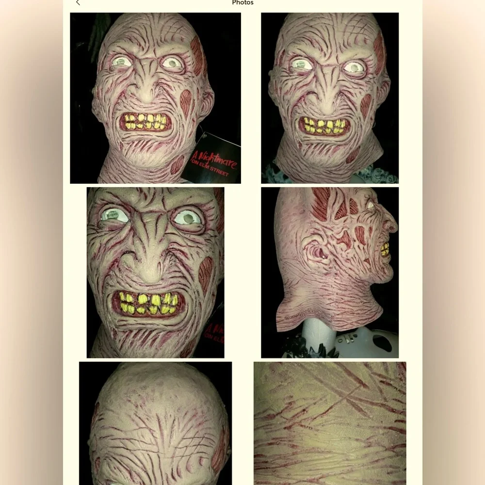 VANTAGE Nightmare On Elm Street Deluxe Late Freddy Mask 3319 NW LINE CINEMA 2000